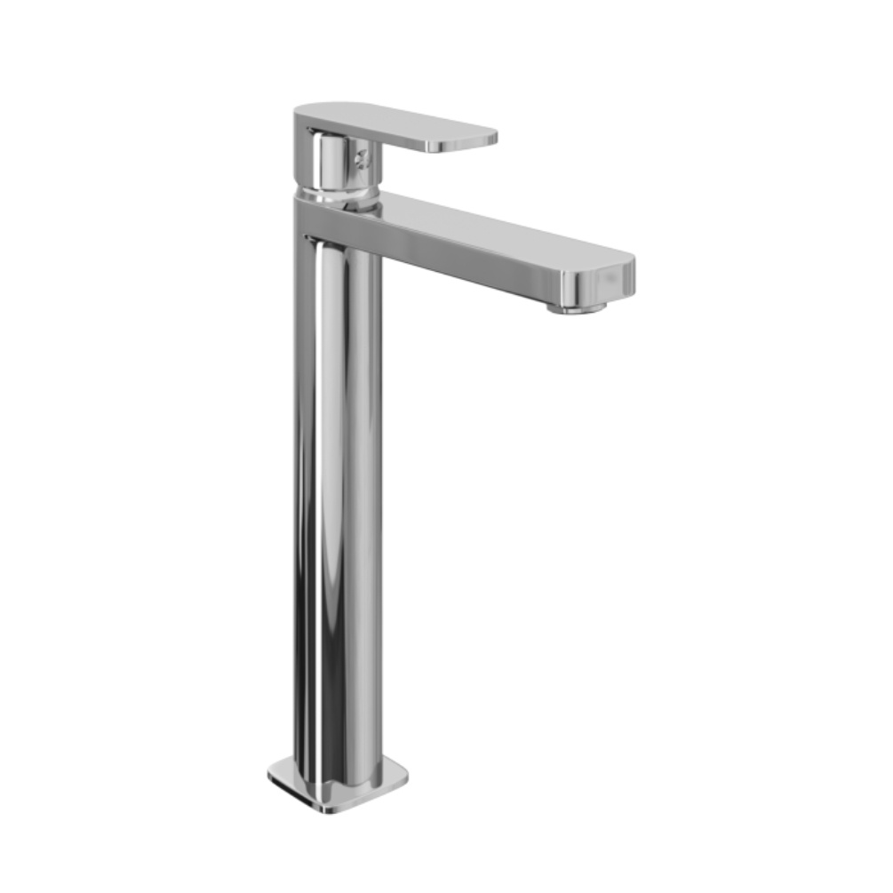 Product Cut out image of the Abacus Edge Chrome Tall Mono Basin Mixer